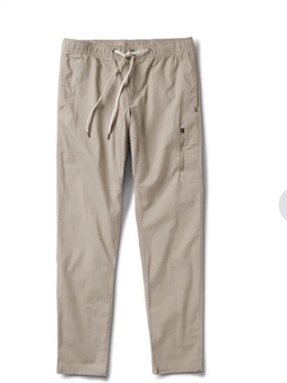 Vuori Mens Ripstop Climber Pants Drawstring Hiking Outdoor Tapered Large Beige